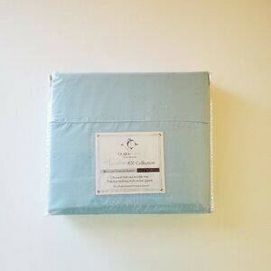 Clara Clark Deluxe Sheet Sets 820 Collection Twin 3 Piece Light Blue Micro fiber